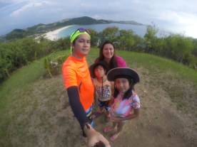 our family on top of Calaguas